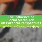 The Influence of Social Media Ads on Parental Perspectives of Child Consumerism