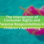 The Intersection of Consumer Rights and Parental Responsibilities in Children’s Advertising
